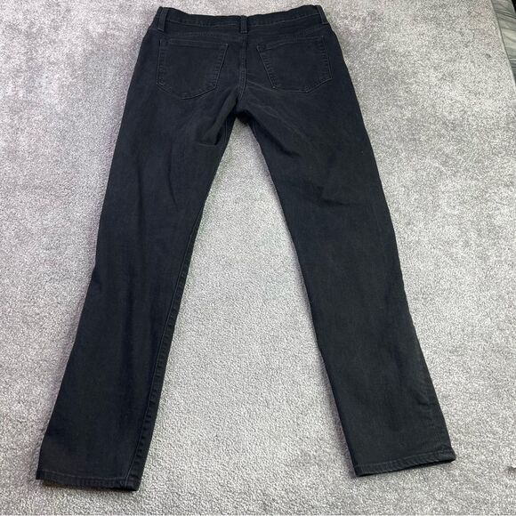J. Crew Factory Flex Jeans Men's 32X30 Black Slim Straight Mid-Rise Stretch - Picture 3 of 13